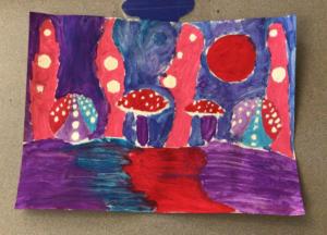 3rd Grade Yayoi Kusama Paintings