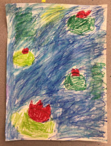 2nd Grade Monet Waterlilies