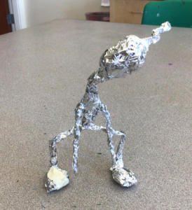 4th Grade Alberto Giacometti Sculptures