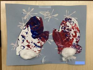 1st Grade Winter Mitten Prints