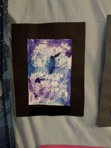 Preschool Salt Watercolor Paintings