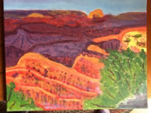 Bonnard Inspired: The Grand Canyon